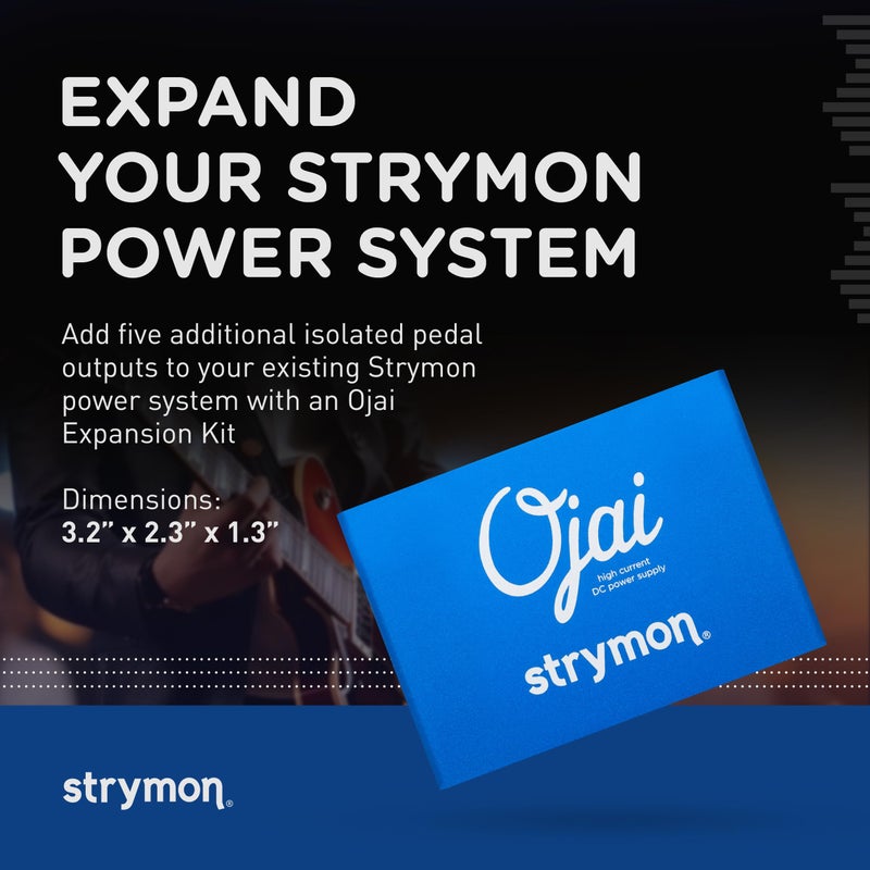 Strymon Ojai High Current 9V Guitar Effects Pedal Power Supply Expansion Kit, Five Discrete Outputs with 500mA of Current - Image 2
